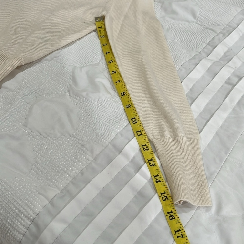 Sandro Off-White Crew Neck Sweater - Picture 15 of 15